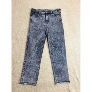 Kendall + Kylie The Icon High Rise Straight Acid Wash Denim Jeans Women's 9/29‎
